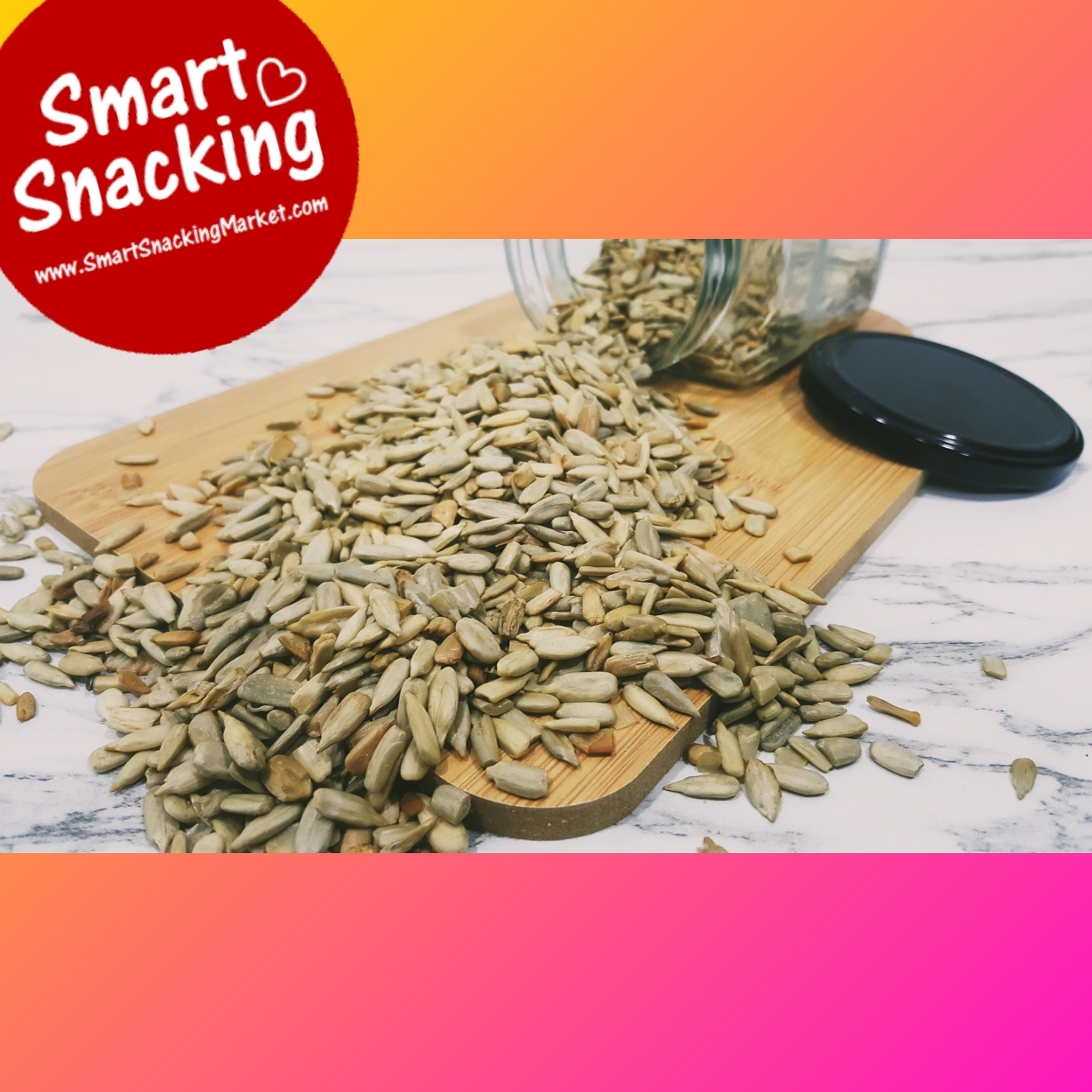 SMART SNACKING [Roasted] Sunflower Seed Kernels Kuaci Biji Bunga